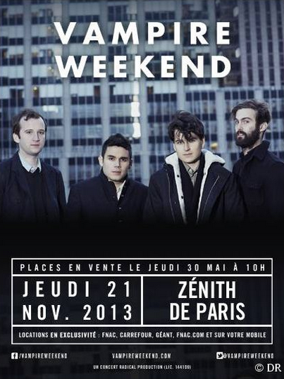 Vampire Weekend au Zénith de Paris