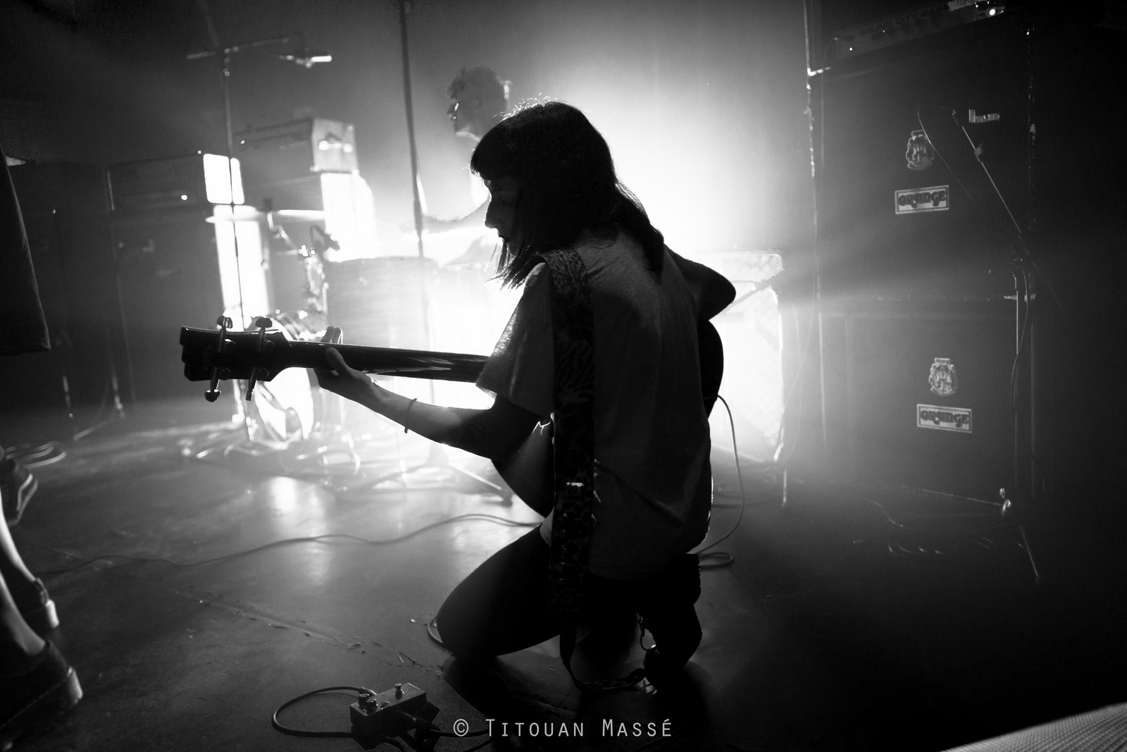 Critique du concert de Ty Segall Band de Drag City Records et J.C. Satàn de Born Bad Records en concert à La Coopérative de Mai de Clermont-Ferrand le mardi 28 octobre 2014 accompagné de photos signées Titouan Massé