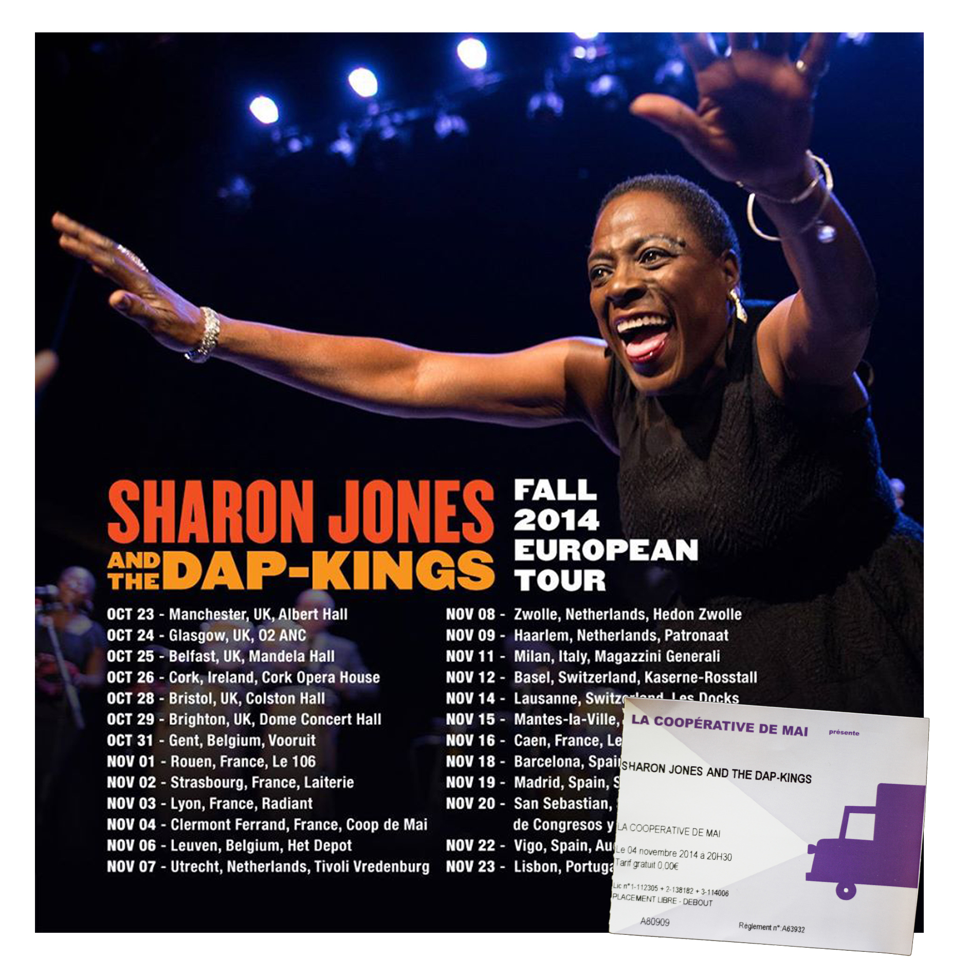 sharon jones & the dap kings european tour 2014 2