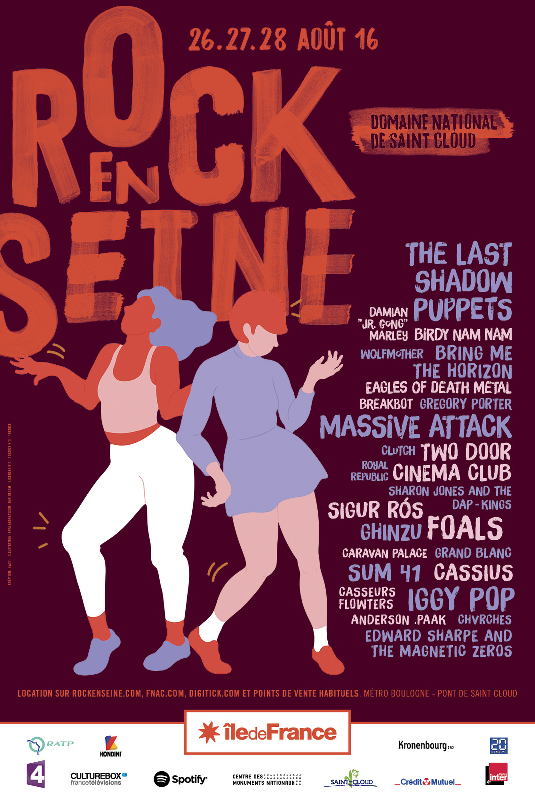 Affiche Rock en Seine 2016