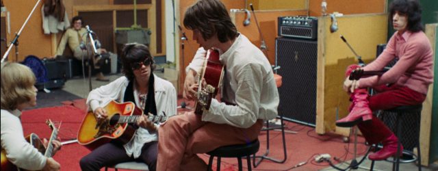 film movie long métrage the rolling stones jean-luc godard florian pons critique review chronique 1968 sympathy for the devil one plus + one beggars banquet charlie watts keith richards mick jagger bill wyman brian jones