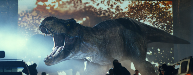 jurassic park dominion le monde d'après colin trevorrow 2022 steven spielberg film movie blockbuster long-métrage septième art t-rex chris pratt bryce dallas howard sam neill critique review chronique stéphane pinguet bande annonce trailer teaser